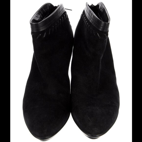 Aquatalia Suede Whipstitch Trim Boots Women's Size: 8.5 - Picture 3 of 5